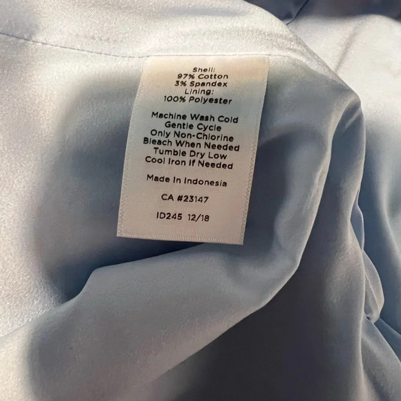 Talbots,8, NWT, geometric floral print, darted waist, fully lined side zip mini - Picture 6 of 6